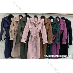 Women's Plus Size Long Sleeve Coat (XL/2XL ONE SIZE) ITALIAN FASHION IMC23381