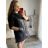Women's elegant party long sleeve dress (S/M ONE SIZE) ITALIAN FASHION IM322282