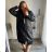 Women's Plus Size Hooded Jacket (XL/2XL ONE SIZE) ITALIAN FASHION IM422684