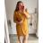 Women's Short Sleeve Shirt Dress (S / M ONE SIZE) ITALIAN FASHION IM422633