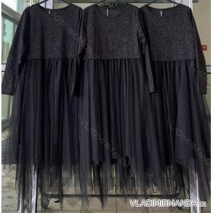 Women's Long Sleeve Stretch Dress (S/M ONE SIZE) ITALIAN FASHION IMWKK238263A