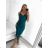 Women's elegant evening dress with straps (S/M ONE SIZE) ITALIAN FASHION IM3222IM322MONICA0 -   Dark turquoise
,   S/M