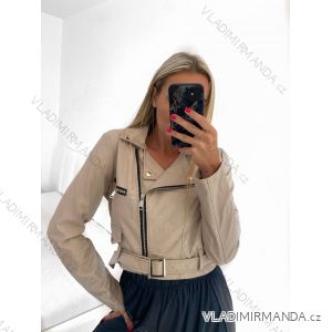 Women's leatherette jacket (S / M ONE SIZE) ITALIAN FASHION IMM211388