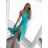 Women's Dress Long Straps Variable Tie (S/M/L/XL ONE SIZE) ITALIAN FASHION IMM223000HG - Fuchsia Pink - S/M