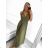 Women's Dress Long Straps Variable Tie (S/M/L/XL ONE SIZE) ITALIAN FASHION IMM223000HG - Fuchsia Pink - S/M