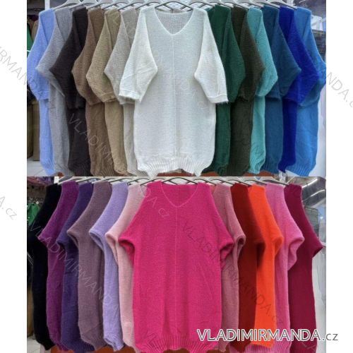 Summer long sleeve flowered women's dress (UNI S / L) ITALIAN FASHION IMK20150