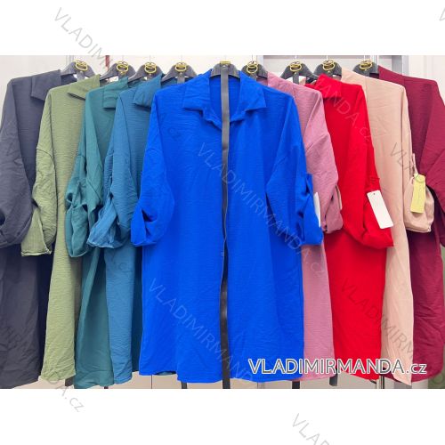 Shirt extended 3/4 long sleeve women's (L/XL/2XL ONE SIZE) ITALIAN FASHION IM423025