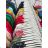 Shirt 3/4 sleeve ladies strip (4XL/5XL ONE SIZE) ITALSKÁ MÓDA IM422FLUFF