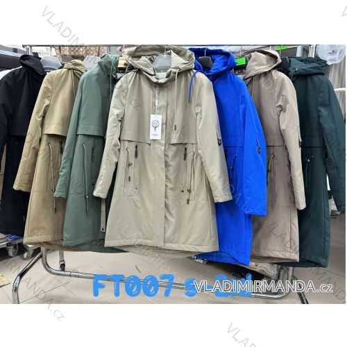 Women's autumn jacket with hood (L / XL ONE SIZE) ITALIAN FASHION IMWD217136