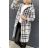 Women's Long Sleeve Hoodie Dress (S / M ONE SIZE) ITALIAN FASHION IMWA216095