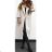 Women's Fluffy Long Sleeve Coat (S/M ONE SIZE) ITALIAN FASHION IMWL233785