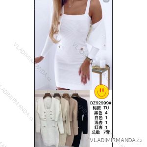 Women's Elegant Sweater and Skirt Set (S/M ONE SIZE) FRENCH FASHION FMWT23FT55615