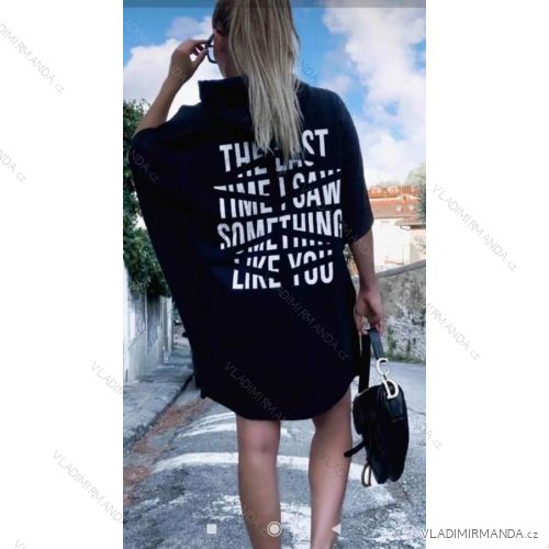 Summer long sleeve flowered women's dress (UNI S / L) ITALIAN FASHION IMK20150