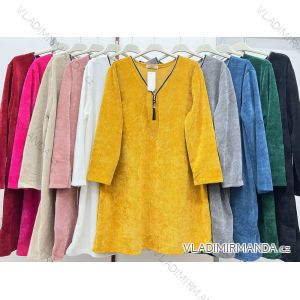 Women's Plus Size Long Sleeve Dress (2XL/3XL/4XL ONE SIZE) ITALIAN FASHION IM423615