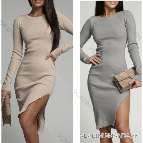 Summer long sleeve flowered women's dress (UNI S / L) ITALIAN FASHION IMK20150