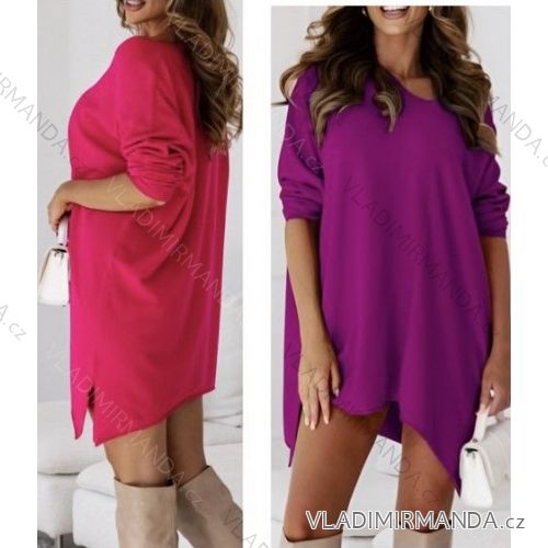 Summer long sleeve flowered women's dress (UNI S / L) ITALIAN FASHION IMK20150