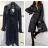 Women's Long Leather Coat (S/M ONE SIZE) ITALIAN FASHION IMWB23563
