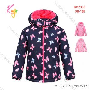 Autumn children's hooded jacket for girls (98-128) KUGO KM9924