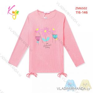 T-shirt with long sleeves children's girls girls (98-128) KUGO HC0757