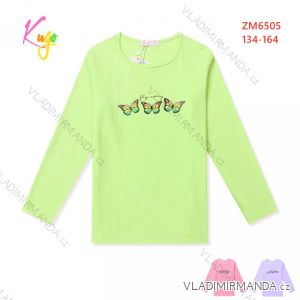 T-shirt with long sleeves children's girls girls (98-128) KUGO HC0757