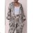 Mikina na zip dámský (S/M ONE SIZE) ITALSKÁ MÓDA IMWD217059