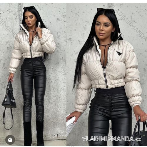 Women's autumn jacket with hood (S / M ONE SIZE) ITALIAN FASHION IMWD217260