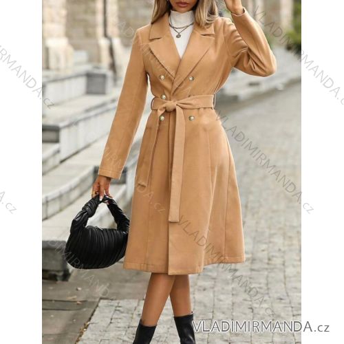 Women's Long Sleeve Hoodie Dress (S / M ONE SIZE) ITALIAN FASHION IMWA216095