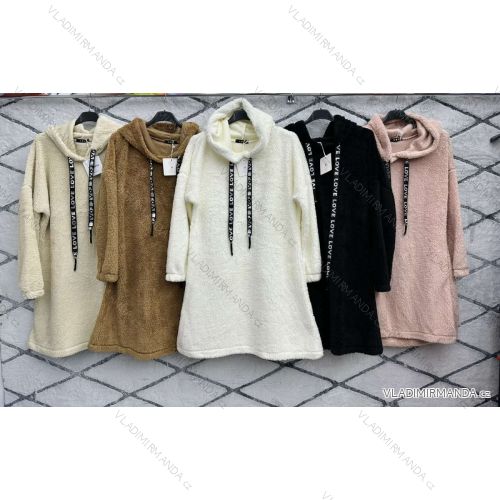 Summer long sleeve flowered women's dress (UNI S / L) ITALIAN FASHION IMK20150
