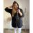 Women's Plus Size Oversize Zipper Hooded Coat (2XL/3XL/4XL ONE SIZE) ITALIAN FASHION IM323BEAUTIFUL