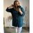 Women's Plus Size Oversize Zipper Hooded Coat (2XL/3XL/4XL ONE SIZE) ITALIAN FASHION IM323BEAUTIFUL