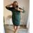 Dress classic short sleeve women (2XL) ITALIAN FASHION IM321245
