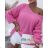 Women's Long Sleeve Knitted Sweater (S/M ONE SIZE) ITALIAN FASHION IMWAD233312