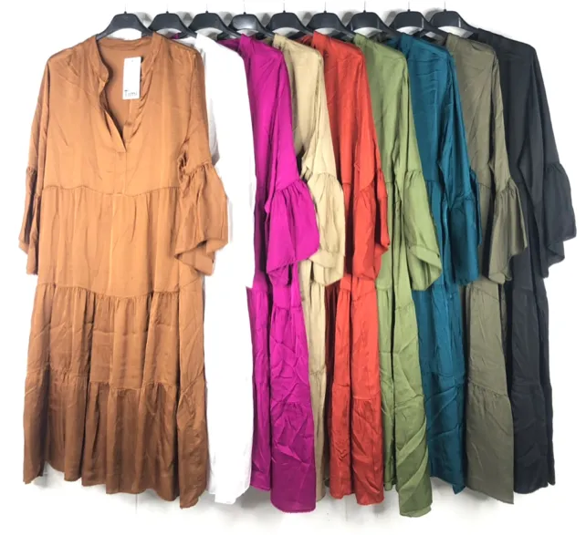 Women's 3/4 Sleeve Summer Dress (S/M ONE SIZE) ITALIAN FASHION IMPBB23F10299C