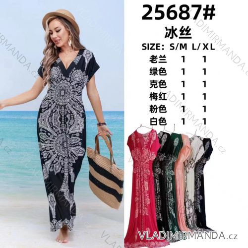 Women's Long Short Sleeve Dress (S-XL) ITALIAN FASHION IMWB2325687