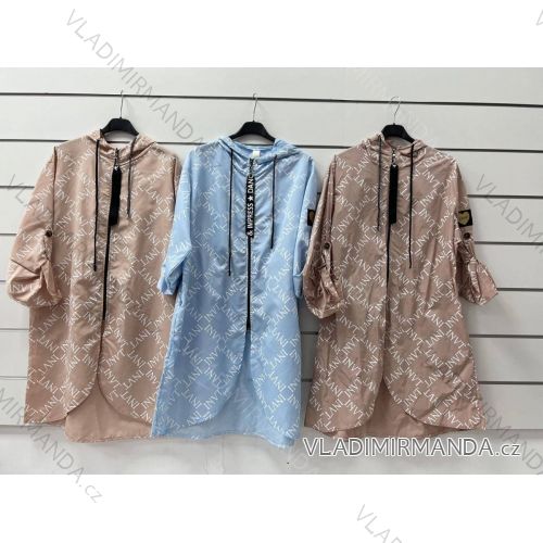 Women's Hooded Long Sleeve Whisperer Parka Coat (S/M ONE SIZE) ITALIAN FASHION IMWY232619