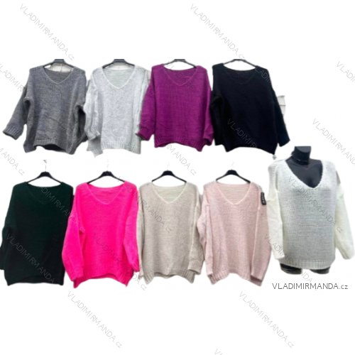 Knitted sweater thin turtleneck long sleeve women (L / XL ONE SIZE) ITALIAN FASHION IMD211110