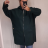 Fleece coat long sleeve zipper hooded women's oversized (XL / 2XLONE SIZE) ITALIAN FASHION IMD211123
