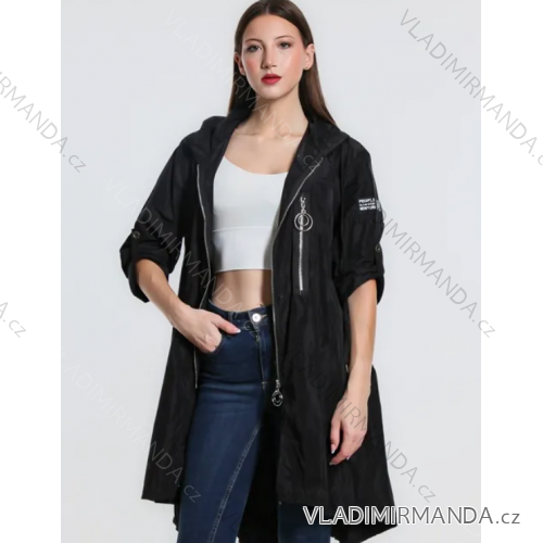 Women's Slim Extended Long Sleeve Jacket (S/M ONE SIZE) ITALIAN FASHION IMPLI2234630