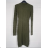 Women's Long Sleeve Knitted Dress (S/M ONE SIZE) ITALIAN FASHION IMPBB23Z5147