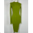 Women's Long Sleeve Knitted Dress (S/M ONE SIZE) ITALIAN FASHION IMPBB23Z5147