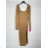 Women's Long Elegant Party Long Sleeve Dress (S/M ONE SIZE) ITALIAN FASHION IMPBB23P23384