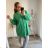 Women's Plus Size Long Sleeve Shirt (3XL/4XL ONE SIZE) ITALIAN FASHION IMWQ233259