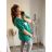 Tunic / blouse long sleeve women's oversized (3XL / 4XL ONE SIZE) ITALIAN FASHION IMWQ2191650