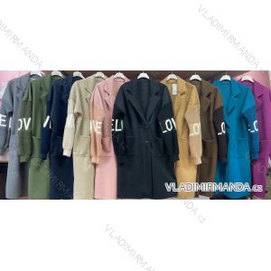 Women's Plus Size Long Sleeve Coat (3XL/4XL ONE SIZE) ITALIAN FASHION IMWQ233045