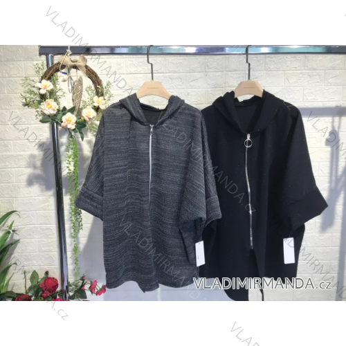 Women's Long Sleeve Sweatshirt (S/M ONE SIZE) ITALIAN FASHION IMPGM2320164