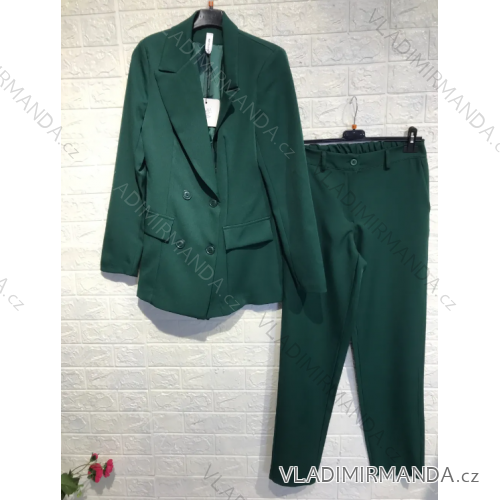 Women's Long Sleeve Elegant Skirt and Blazer Set (S/M ONE SIZE) ITALIAN FASHION IMPGM234541