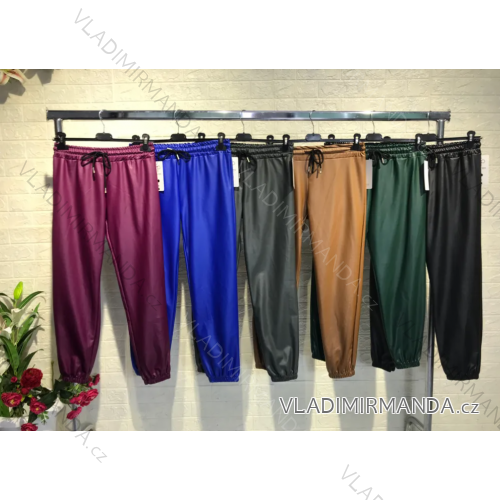 Women's Long Belted Pants (S/M ONE SIZE) ITALIAN FASHION IMPGM2321308