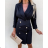 Women's Elegant Coat Long Sleeve Dress (S/M ONE SIZE) ITALIAN FASHION IMPGM2311813