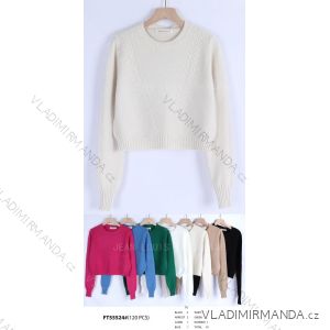 Women's Oversize Long Sleeve Sweater (S/M ONE SIZE) ITALIAN FASHION IMWCA23DH2302