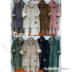 Women's Long Sleeve Shirt Dress (S/M ONE SIZE) ITALIAN FASHION IMWGM23447